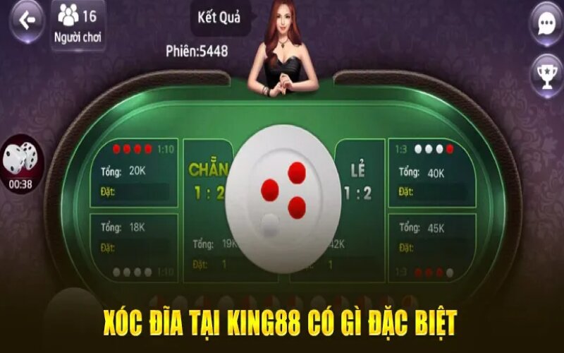 Khám phá tính năng trải nghiệm thú vị tại xóc đĩa King88