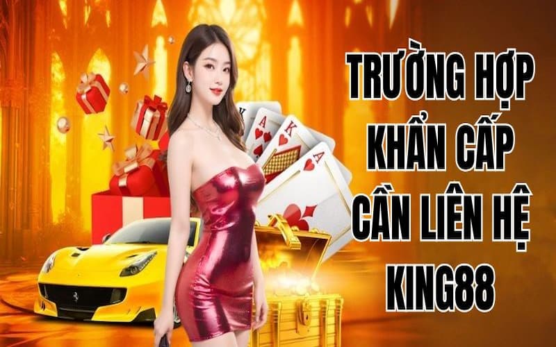 Một vài trường hợp khẩn cấp cần phải liên hệ nhà cái ngay